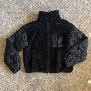 JoyLab Black Teddy Jacket